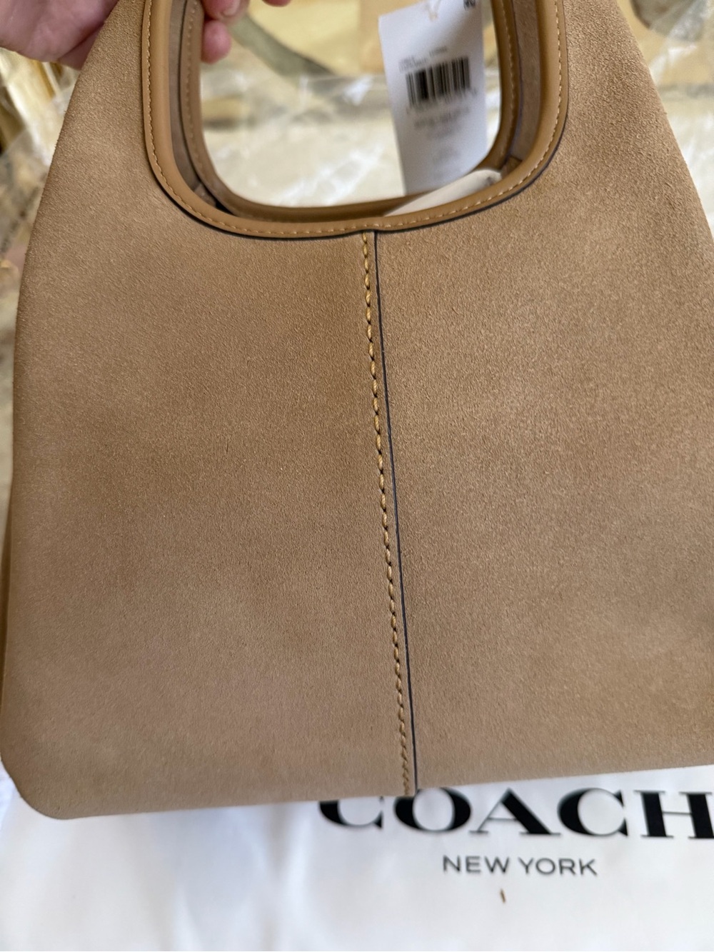 Coach Peanut  Suede Lana 23 Satchel NWT HTF - Picture 9 of 17